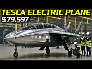 NEW Tesla Super Electric Plane — VTOL, 1,300 miles, 30-min charge, $79,597 — Elon Musk reveals