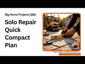 Solo Repair Compacting Techniques Phone-Ready Plan