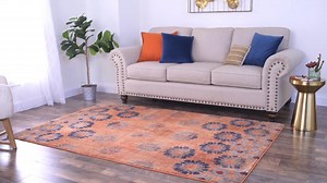 Home Decorators Collection Patchwork Medallion Multi 2 ft. x 7 ft. Rectangle Indoor Runner Rug 550004