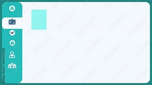 Animated backgrounds for presentation topics