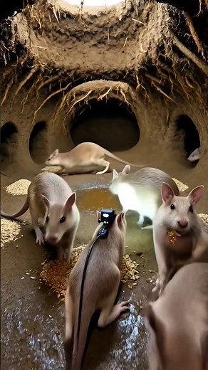 I Put a Camera on a Kangaroo Rat… This Is What Happened Inside Its Burrow 🐭📹.