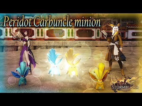 FFXIV: Peridot Carbuncle Minion!