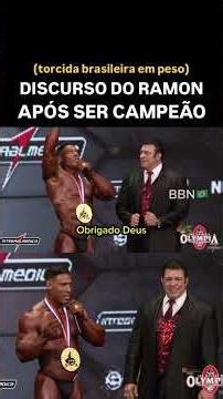 Ramin Dino's speech on the Classic Physique Olympia title