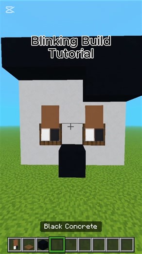 Blinking Build Tutorial (はじまりの曲) #minecraft #minecraftmeme #minecraftreels | Nocturnismc