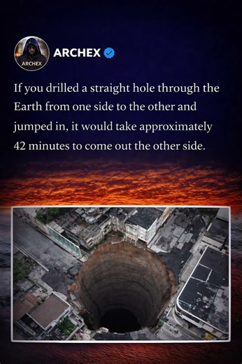 What Happens If You Fall Through the Earth? The 42-Minute Free Fall Explained