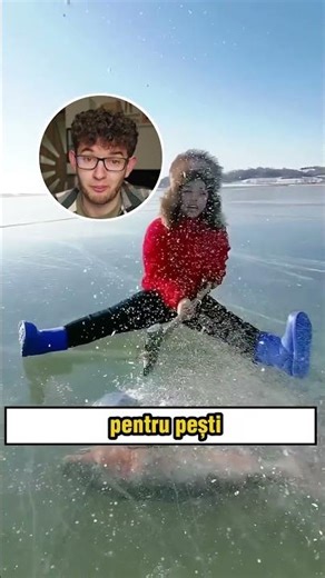 Why are they pumping air into the frozen lake (Alex Hada Reacts) #shorts