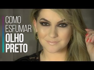DICA DE OLHO PRETO ESFUMADO POR ALICE SALAZAR