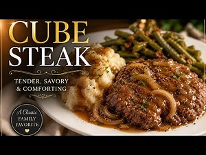 Cubed Steak with Onion Gravy