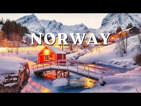 Norway in 4K—The Most Beautiful Winter Alps, Lakes & Snowy Mountains.