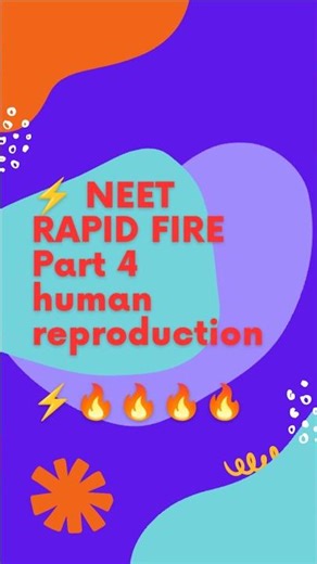 Human Reproduction Full Concept + MCQs | NEET Biology#humanreproduction#humanphysiology#scorepoints
