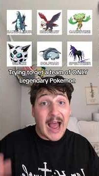 Trying to get a team of ONLY Legendary Pokemon + rules explaination #mewtwo #pokemon #filter