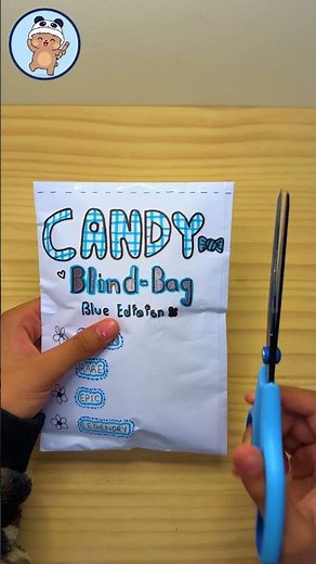 💙 Candy Blindbag BLUE EDITION ASMR Unboxing! What's Inside? 🎁 #blindbag #bluepanda #candyblindbag