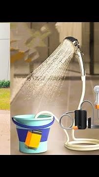 Product review - Electric shower - portable outdoor camping shower set