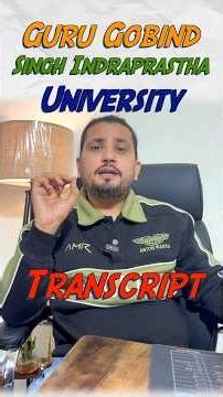 How to Apply Transcript From GGSIPU | Guru Gobind Singh Indraprastha University | Step-by-Step