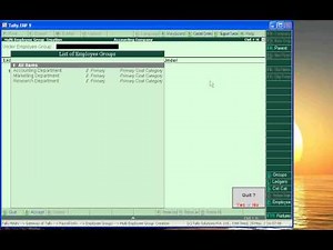 Payroll Accounting in Tally ( Tally.ERP 9 - Part 22 - Sub-part 1) Video Lecture | Tally ERP 9: Complete Training - Software Development