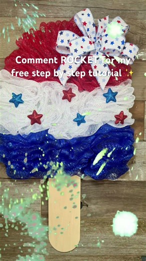 How To Make a Patriotic Wreath/ Rocket Pop Wreath/ Popsicle Wreath/ How To Make a Summer Wreath