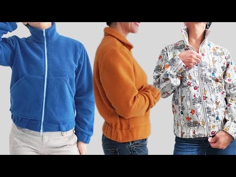 Sewing the Best Zipper Jacket. Stay Warm AND Cute! Sew Along! (Giveaway CLOSED)