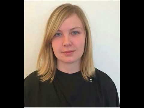 She came in looking for a nice short angled bob