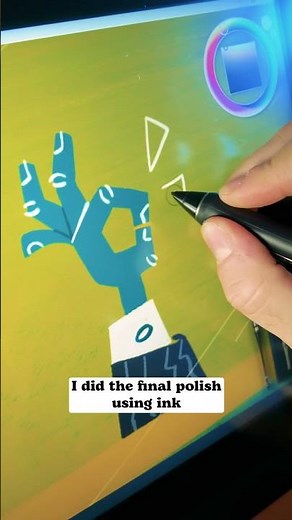 A DIGITAL ART app that simulates TRADITIONAL #art #shorts #digitalillustration