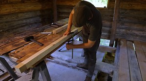 I Finally Building the Gables of My Big Log House ｜ Installing Windows_part050 | Eddie Seymour | Facebook