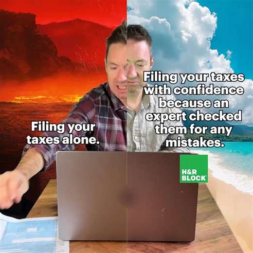 File with peace. Switch to H&R Block Online and get a FREE* Tax Pro Review. | H&R Block