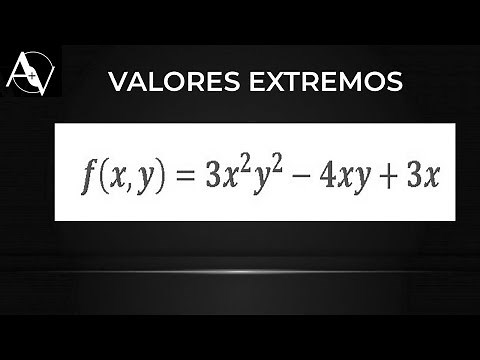 Extreme Values ​​in a Function of Several Variables. Maximum, Minimum, and Saddle Points. Exercis...
