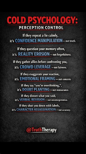 Perception control.💯☠️✅ | Truth Therapy