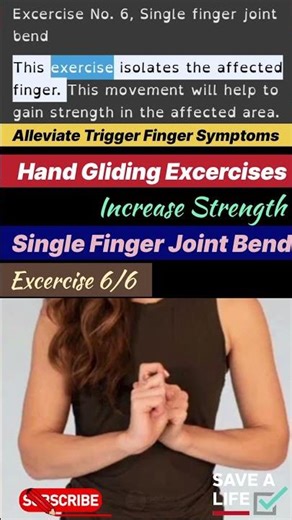 How to strengthen and increase #mobility in Injured finger|Excercise No.6/6|Single Finger Joint Bend