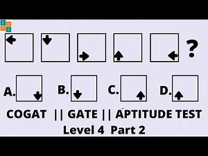 PRACTICE TEST LEVEL 4 PART 2 || COGAT || GATE || JOB APTITUDE TEST