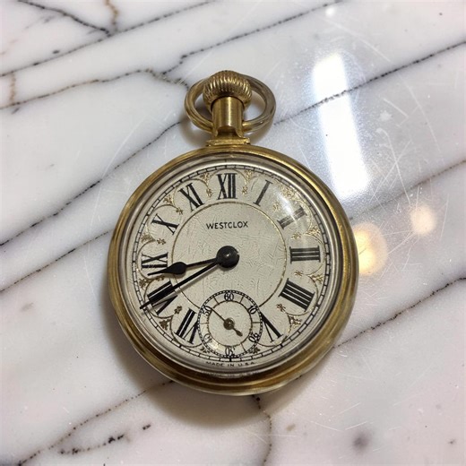 Vintage Westclox "the Conductor" Railroad Pocket Watch - Locomotive Train - Etsy