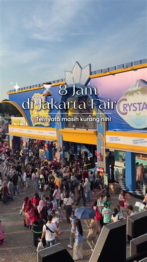 8 jam di Jakarta Fair ternyata masih kurang 😭 Dari promo sampai 80%, buy 1 get 1, main games, jajan, sampai pulang bawa hasil belanja 🛍️✨ Satu hari rasanya nggak cukup buat explore semua booth serunya. Siapa yang kalau ke Jakarta Fair juga selalu kalap? 👀 📍 Jakarta Fair Kemayoran 🗓️ 11 Juni – 12 Juli 2026 #JakartaFair #JakartaFair2026 #PRJ2026 #JakartaFairKemayoran #PromoJakartaFair