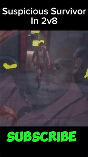 Very Suspicious Survivor in 2v8 #dbd #deadbydaylight #memes #shorts #comedyshorts