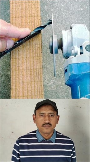 🔧 Drill Bit Sharpening Hack ⚙️#DIY #ToolTips #WorkshopHacks