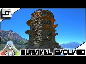 MODDED ARK: Survival Evolved - ROUNDED WALL BUILDING! Ep 2 ( Gameplay )