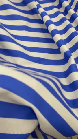 Striped Blue White Upholstery and Linen Fabric by the Yard - Etsy