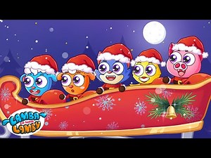 Five Little Santas Clauses | Best Christmas Songs | Kids Songs And Nursery Rhymes By Lamba Lamby