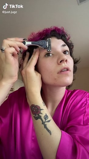 fuk it no eyebrows #makeup #eyebrows #egirl #dojacat