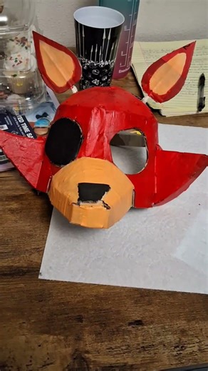 Quick Foxy Mask #fnaf #fnafcosplay #foxy #fyp #cosplay #viral