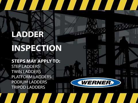 Werner Ladder - Ladder Inspection