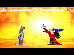 NICK54222 MUGEN: Bugs Bunny VS Mickey Mouse