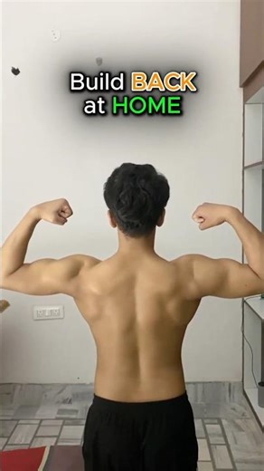 The Best At-Home Back Workout To Build Muscle Fast (Beginner Friendly) #nobatidao #gymmotivation