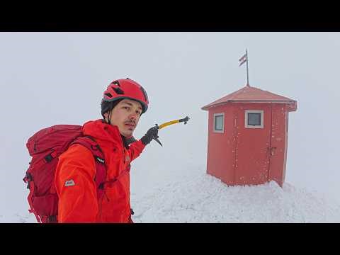 Overnight in World's Smallest Survival Shelter