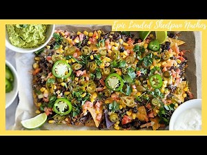 Epic Loaded Vegetarian Sheetpan Nachos | Citrus & Mango