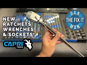 NEW! FROM CAPRI TOOLS - Extra Long Locking Flex-Head Ratchets, Super Thin Wrenches & Impact Sockets!
