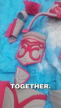 making armor for my zelda cosplay #cosplay #zelda #hyrulewarriors