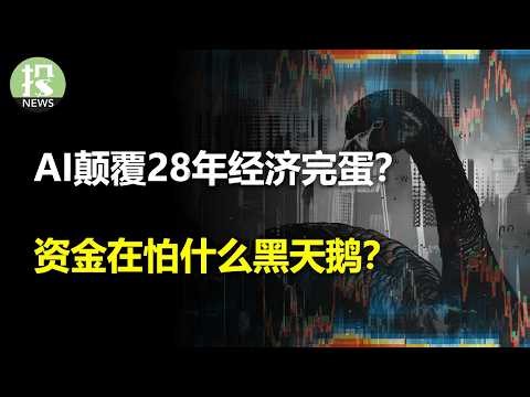 资金在怕什么黑天鹅？AI颠覆28年经济完蛋？英伟达没故事就没投资动力！Anthropic指责中国AI企业盗窃？
