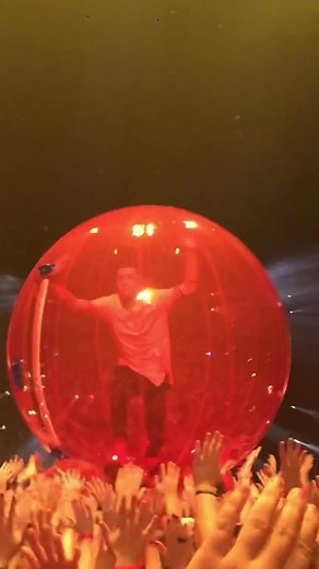 Tyler Joseph's Epic Hamster Ball Performance with Twenty One Pilots in 2015