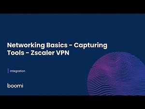 Integration - Networking Basics - Capturing Tools - Zscaler VPN