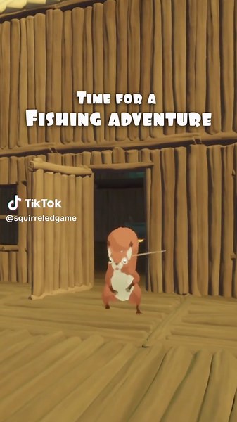 A squirrel on a fishing adventure? 🤯 We have seen it all! #gaming #games #indiegame #indiedev #gamedev #adventure #squirrels #animals #gamingontiktok