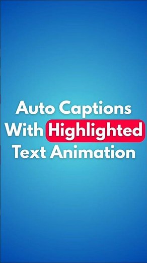 Auto Captions with Highlighted Text Animation in Canva #canva